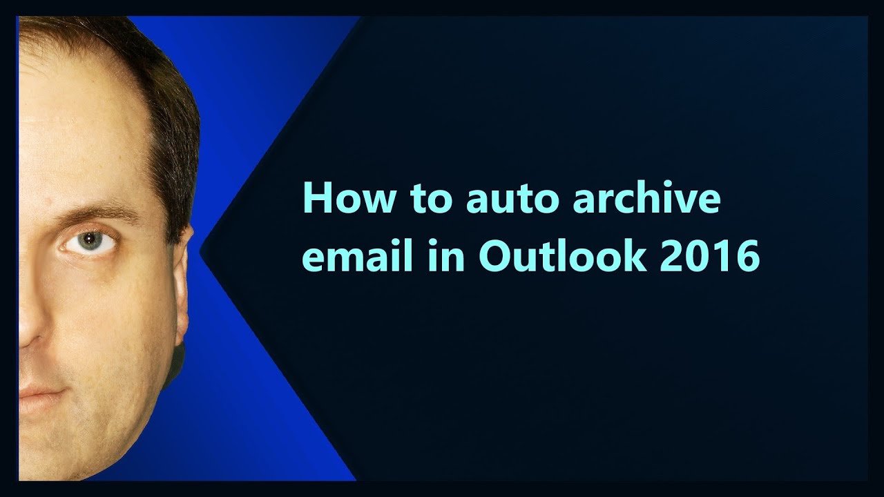 Auto-archiving in outlook for mac
